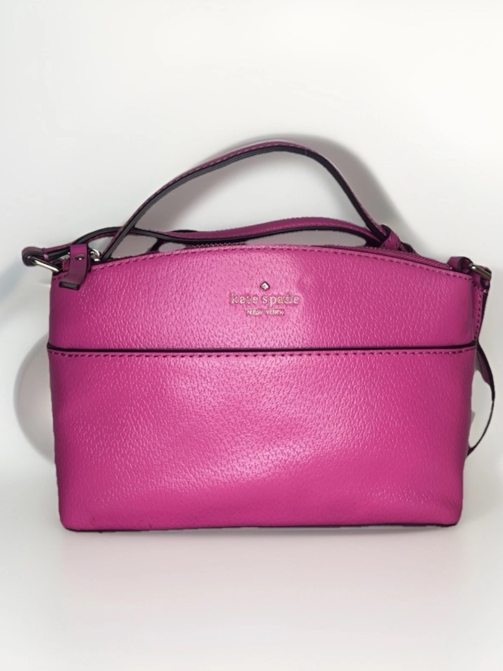 Kate Spade Bright Pink Leather Crossbody